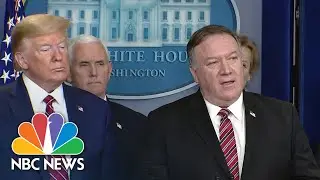 Pompeo Announces U.S. And Mexico Will Restrict Non-Essential Travel Across The Border | NBC News