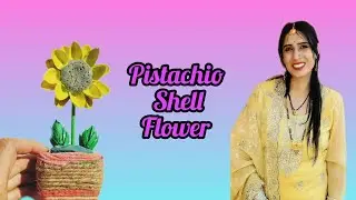 Waste Pista Shell DIY Flower 😍 | Beautiful Home Decor ideas 💡 