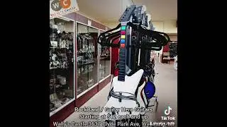 New Rockband and Guitar Hero Video Game Guitars at Wally's Castle in Wyoming MI
