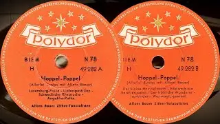 Hoppel-Poppel - Alfons Bauer Zither-Tanzsolisten (1954)