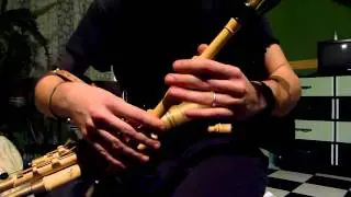 Uilleann boxwood B chanter