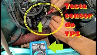 TESTE SENSOR DE POSIÇÃO DA BORBOLETA (T.P.S) GOL Mi 1.6 AP