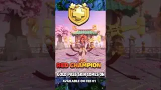 New Red Champion Hero Skin - February 2026 Gold Pass | Clash of Clans #Cocshorts#coc #gaming #viral