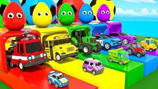 Truck Adventure! Learn Colors & Counting for Kids | Vehicles for Toddlers