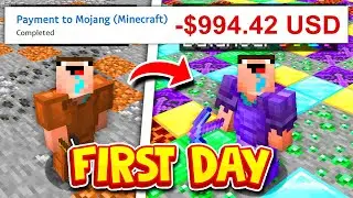 I spent $1000 USD on DAY ONE to BECOME RICH in MINECRAFT: PRISONS?! | Minecraft OP PRISON #1