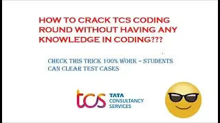 Zero knowledge of Coding??  Clear TCS coding round without any knowledge of coding || 100% working