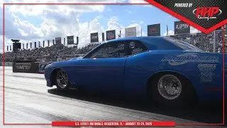 E1 Limited Drag Radial: Rob Goss HUGE WHEELIE at US Street Nationals on January 24, 2026
