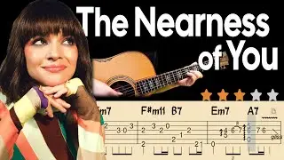 💖 The Nearness of You | Easy & Romantic Jazz Fingerstyle Guitar Tutorial | Simple TAB