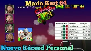 Speedrun (No Skip) de MARIO KART 64. Buscando Terminar en Menos de 42 Minutos | RmzGames