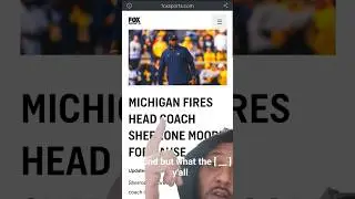 Michigan wolverines football FIRES head coach👀#breakingnews#ncaa#football#sports#college#new#viral