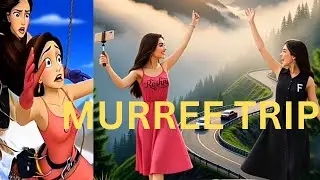 Murree Trip with my best friend #Dream Tour #Dangerous Roads 😱#Winter Vibes#unwantedgrl #roshni #ai 
