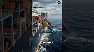 Почему корабли теряют тысячи контейнеров каждый год 🌊 #удивительныефакты