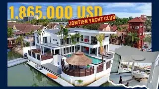 😱 This 8-Bedroom House Comes with a Private Mooring and Boat Parking! | Pattaya
