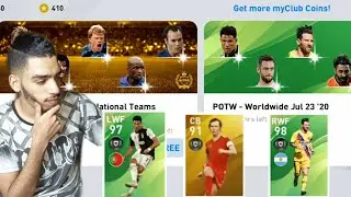 POTW + Legends pack opening 🔥 eFootball pes 20 mobile