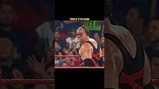Triple H Vs Kane🔥☠️ World Title Vs Mask Match Raw 2003🥶Kane Removed His Mask🥵Edit‼️
