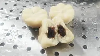 汉珏山药枣泥糕包馅机HANJUE Filled cake making machine Encrusting machine Filling cake forming machine