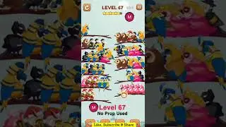 Bird Sort 2 #color #puzzle #level 67 #birdsort #colour #gaming #viral #trending #shorts #solution
