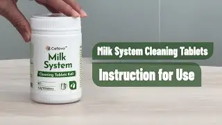 No More Milk Residue! Easy Milk System Cleaning with Cafēva Tablets