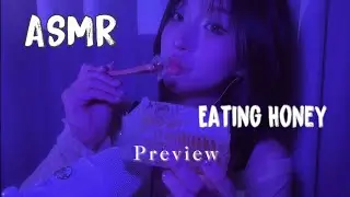 Asmr Mukbang Honey Fun squishy sounds lull you to sleep | Mango Asmr