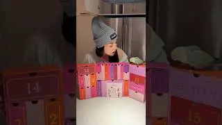 Opening an advent calendar rly late lol #funnypets #birds #tiktok #unboxing #funnyanimals