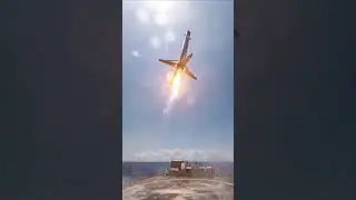 View from the droneship of Falcon 9&rsquo;s landing