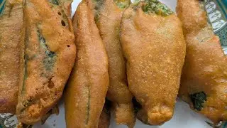 Tamalapaku bajji recipe in Telugu @Sandhyaskitchen-050 