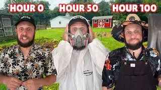 STRANDED 100 HOURS ON A FARM! (start to finish)
