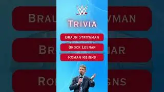 Ultimate WWE Trivia Challenge! Test Your Wrestling Knowledge 🔥