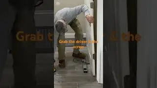 How to hang a door by yourself, great tips, #diy #doorhinge #hinge