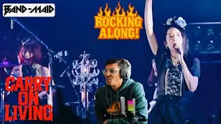 FIRST TIME HEARING CARRY ON LIVING - BAND-MAID - LIVE VIDEO | UK SONG WRITER KEV REACTS