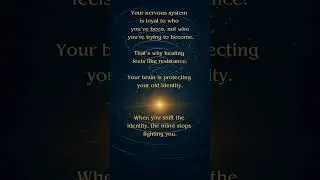 Identity is the master frequency. Shift the identity and the mind follows. Healing begins here.