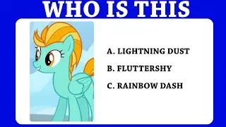 My Little Pony Only a True Fan Can Complete This Quiz Comic Books Trivia ! Brain Test ! Brain Puzzle
