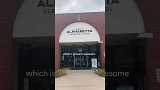 Alpharetta Elementary School Giveback!❤️📝🍁 #shorts