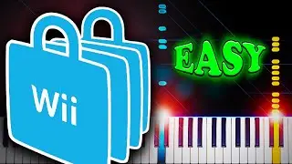 Wii Shop Channel Theme - EASY Piano Tutorial