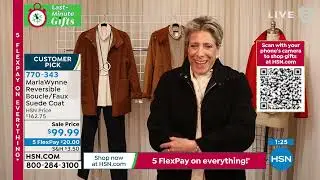 MarlaWynne Reversible Boucle/Faux Suede Coat