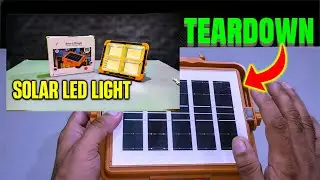 Solar Light Teardown || How long will it take to charge?