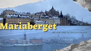 Mariaberget | View from Observation Deck | Centralbron | Monteliusv&auml;gen | Stockholm in winter