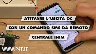 Comandi SMS per attivare un'uscita della centrale INIM