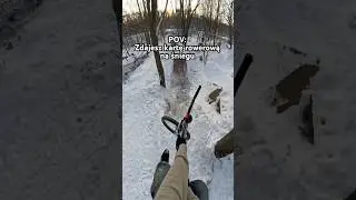 Karta rowerowa w zimę 🥶