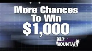 93.7 The Mountain - $5,000 Thursday!