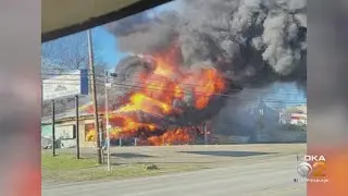 Half-mile radius around Harrison Township store evacuated after fire