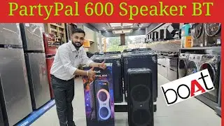 boAt PartyPal 600 &ndash; Powerful Bluetooth Party Speaker with Deep Bass & LED Lights| 220WATT #viral 