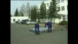 NEU BLECHCONTAINER - MONTAGE - BAUCONTAINER