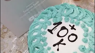 كيك بالجينواز بمناسبة الدرع لصاحبة قناة Turquoise Agadir