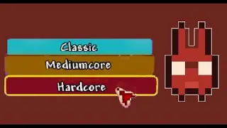 Terraria Hardcore. Master mode (Attempt 54 Post evil boss)