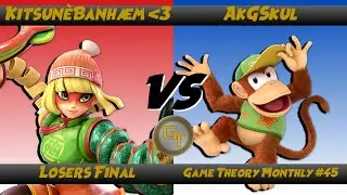 GTm45: Losers Final - KitsunèBanhæm ＜3 (Min Min) Vs. AkGSkul (Diddy Kong)