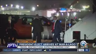 President-elect Trump visits Mar-A-Lago for the weekend