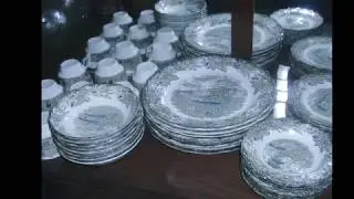 SERVICE SET DE VAISSELLE RIGWAY COLLECTION HÉRITAGE CANADA