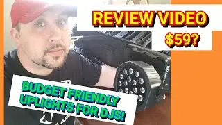 Abe reviews LaluceNatz Amazon Battery Powered Uplighting. LINK IN DESCRIPTION!
