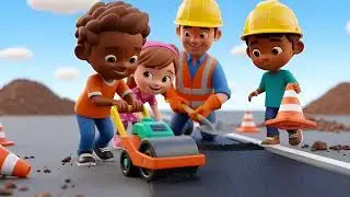 Big Construction Trucks ABC Song for Kids | Alphabet Song, Vehicle Song for Kids, Nursery Rhymes 🚧